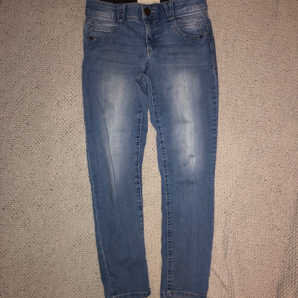 Medium wash jeggings